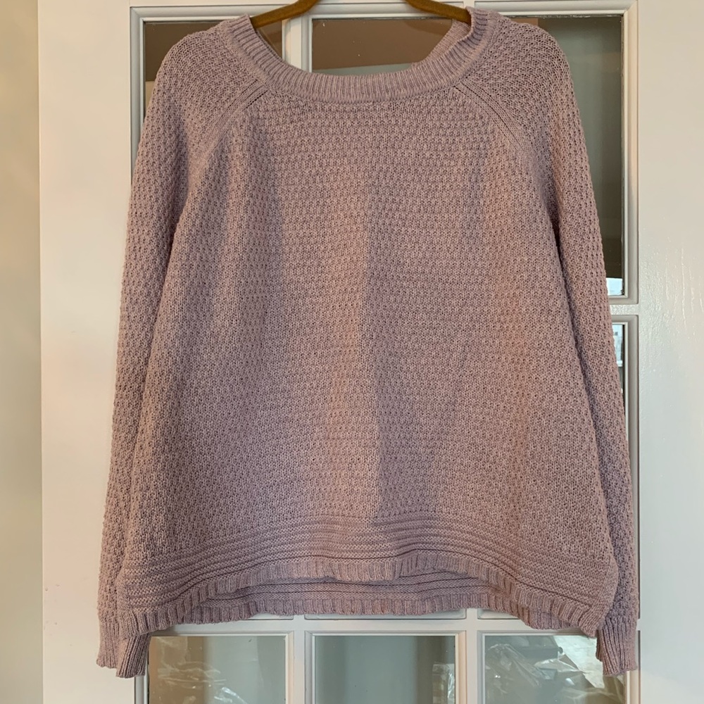 Old Navy Lavender Textured Sweater XL